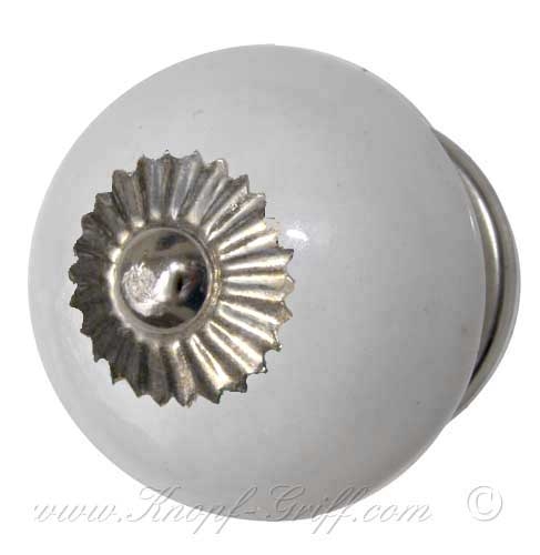 Porcelain doorknob - drawerknob white