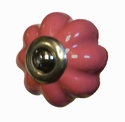 Porcelain doorknob Toscany pink